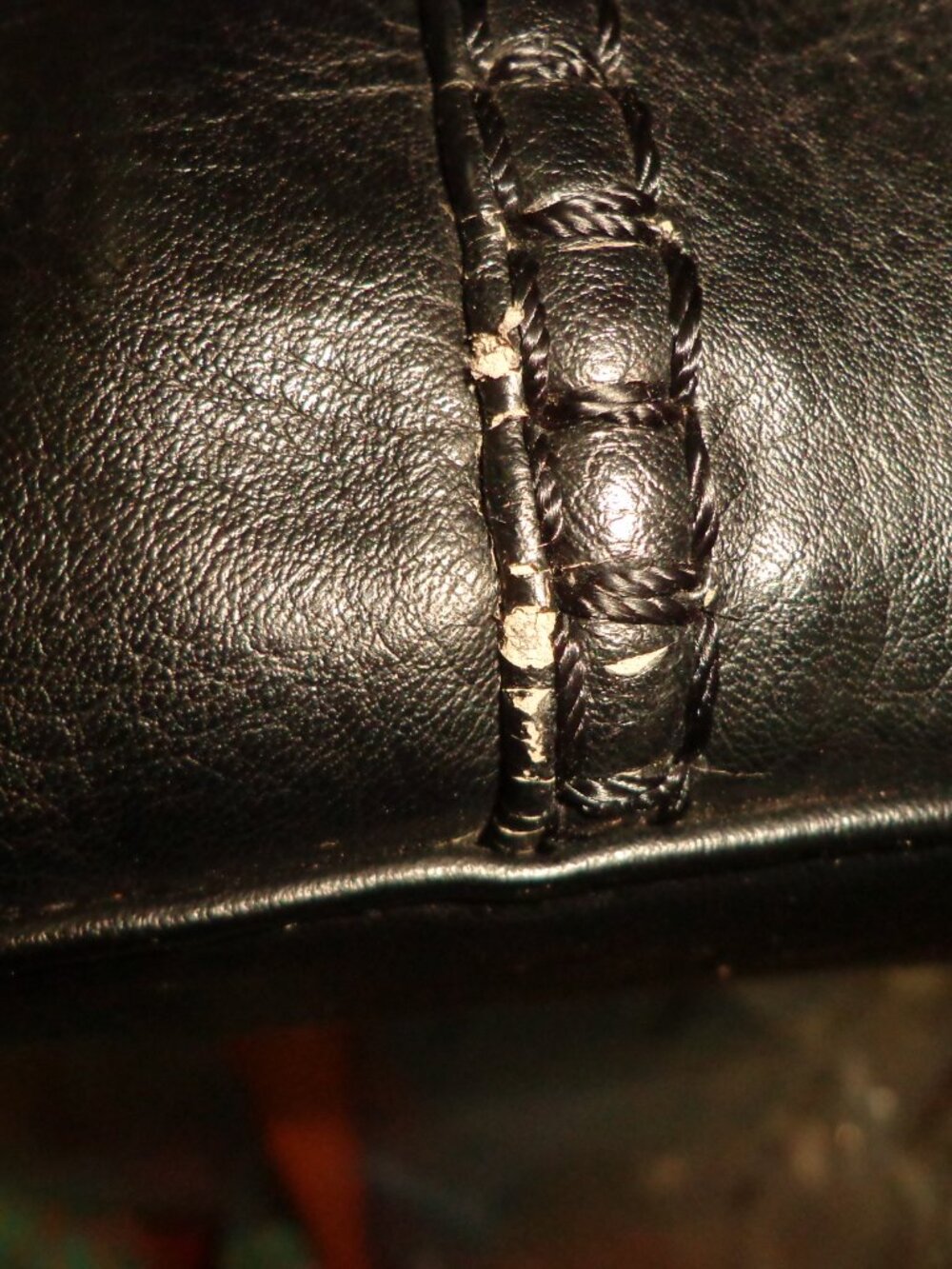 Kelly & Katie Satchel Bag Black/Tan Double Adj. Handle Straps Zip/Snap Closure - Picture 14 of 16